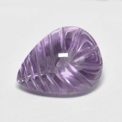 Violeta medio Amatista Gema - 6.1ct Pera tallada (ID: 573677)