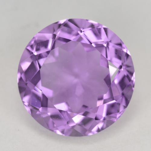 بنفسجي أرجواني جمشت حجر كريم - 5.7ct وجه دائرى (ID: 584716)