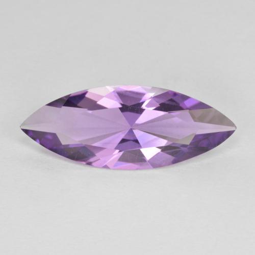 Deep Iris Violet Amethyst Gem - 2.6ct Marquise Facet (ID: 586785)