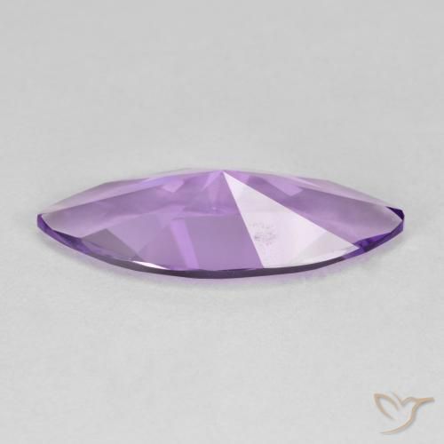 Amethyst Gemstone in 18 x 7 mm Size for Sale, Amethyst Stone in Deep Violet Color