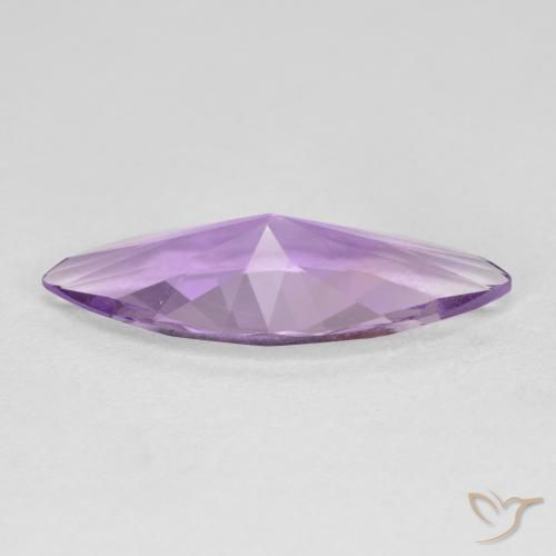 Amethyst Gemstone in 18.2 x 7.1 mm Size for Sale, Amethyst Stone in Medium Violet Color