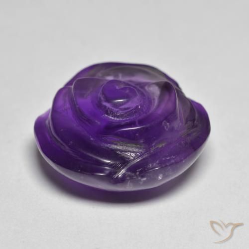 Amethyst Gemstone in 15 x 15 mm (calibrated) Size for Sale, Amethyst Stone in Medium Violet Color