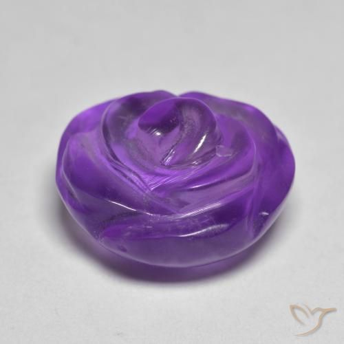 Amethyst Gemstone in 14 x 14 mm (calibrated) Size for Sale, Amethyst Stone in Medium-Light Violet Color