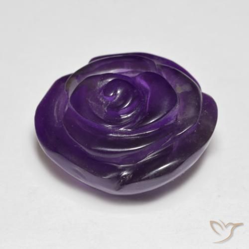 Amethyst Gemstone in 16 x 16 mm (calibrated) Size for Sale, Amethyst Stone in Deep Violet Color
