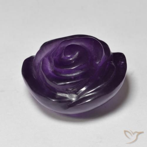 Amethyst Gemstone in 16 x 16.7 mm Size for Sale, Amethyst Stone in Medium Violet Color