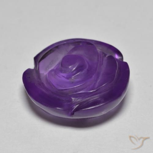 Amethyst Gemstone in 16 x 16 mm (calibrated) Size for Sale, Amethyst Stone in Medium Violet Color