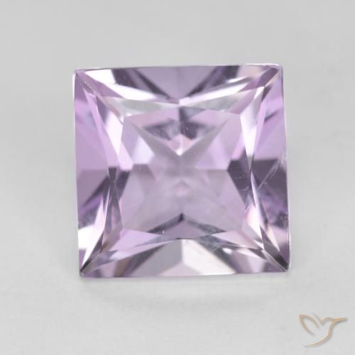 2.18ct Natural Pinkish Violet Amethyst, Square, VS