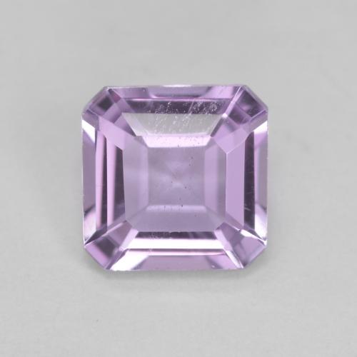 Light Pinkish Violet Amethyst Edelstein - 1.3ct Octagon Stufenschliff (ID: 597410)