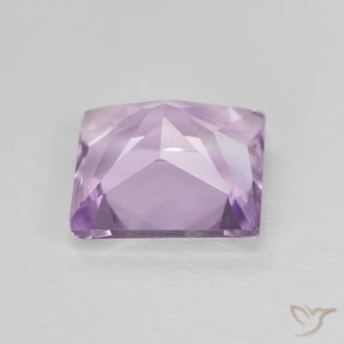 Amethyst Gemstone in 8 x 8 mm (calibrated) Size for Sale, Amethyst Stone in Light Magenta Color