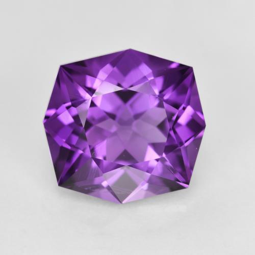 Violet moyen-foncé Améthyste gemme - 4.2ct Fancy Cut (ID: 598651)