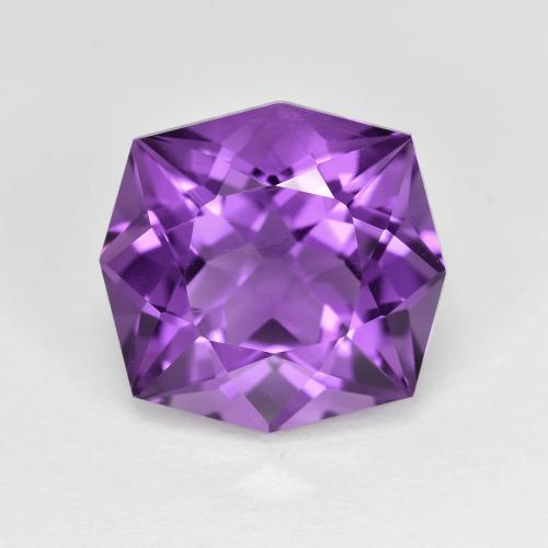 Medium Violet Amethyst Gem - 4.9ct Fancy Cut (ID: 598787)
