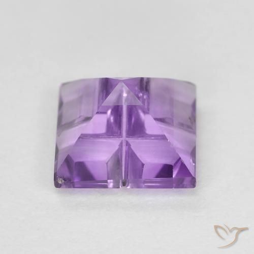Amethyst Gemstone in 7 x 7 mm (calibrated) Size for Sale, Amethyst Stone in Medium Violet Color