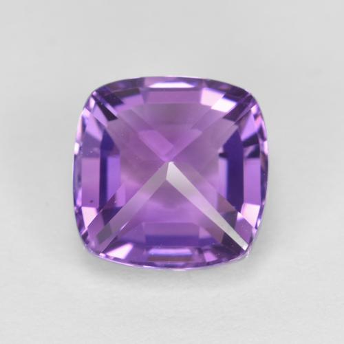 Améthyste Violet Coussin 7,1 x 7mm du Brésil, poids de 1,61 ct, pierre gemme naturelle Non traité de pureté vvs-vs, 1 pièce d'améthyste cushion-cut, couleur : Violet moyen-léger, dureté de Mohs de 7 convient aux bijoux de tous les jours, pierre de sagesse, Pierre de l'esprit, Photo A