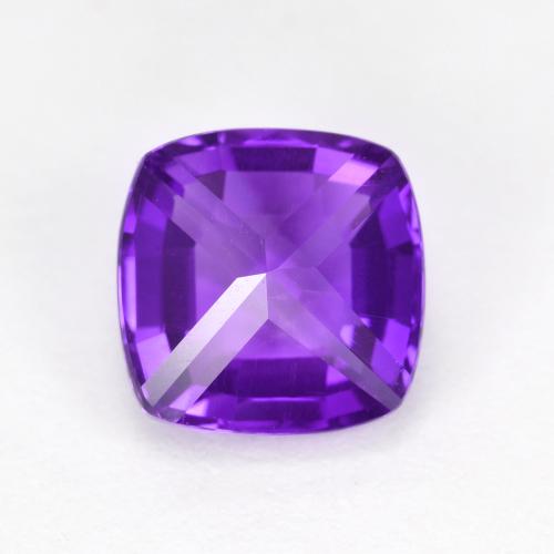 Medium-Light Violet Ametista Gem - 1.6ct Taglio a cuscino (ID: 604489)