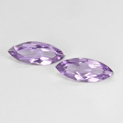 Iris Violet Amethyst Gem - 0.6ct Marquise Facet (ID: 604549)