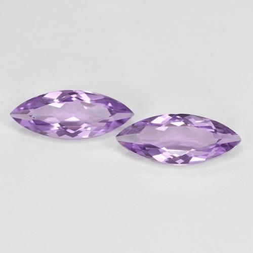 Iris Violet Amethyst Gem - 0.7ct Marquise Facet (ID: 604551)