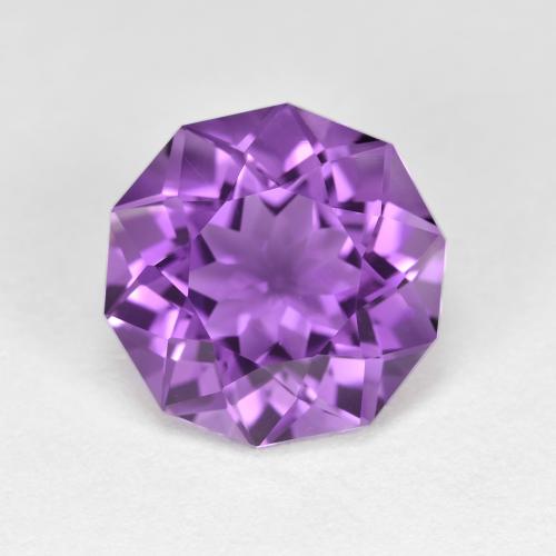 23 Carats Loop Clean Fancy Cut Amethyst