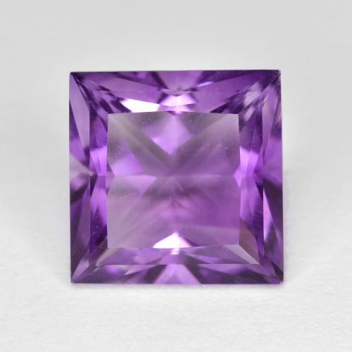 Intense Violet Аметист Камень - 4.4ct Огранка Принцесса (ID: 605452)