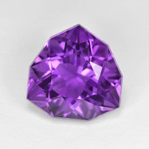 Violet foncé Améthyste gemme - 5.1ct Fancy Cut (ID: 605599)