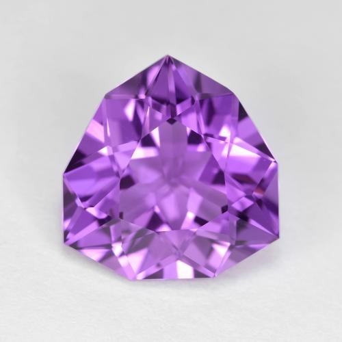 4,88 ct fancy-schliff violetter Amethyst aus Brasilien, Größe 11,7 x 11,4mm, natürlicher Edelstein, VVS Reinheit, 1 Stück fancy-schliff Amethyst, Mohs-Härte von 7 Geeignet für den täglichen Gebrauch im Schmuck , Symbolisiert Beruhigung, Photo A