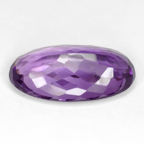 Amethyst Gemstone in 23.1 x 12.1 mm Size for Sale, Amethyst Stone in Medium Violet Color