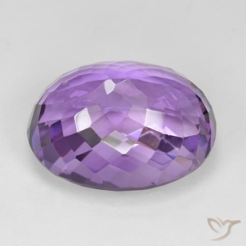 Amethyst Gemstone in 20 x 15 mm (calibrated) Size for Sale, Amethyst Stone in Vivid Violet Color