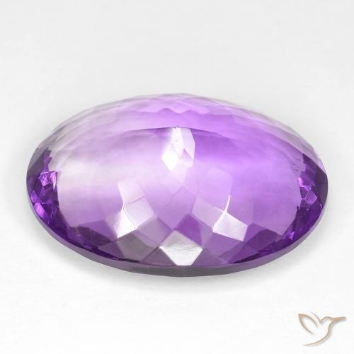 Amethyst Gemstone in 21.4 x 11.3 mm Size for Sale, Amethyst Stone in Medium Purplish Violet Color