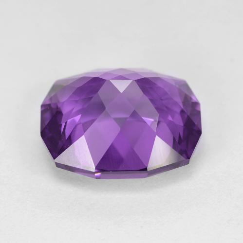 Amethyst Gemstone in 12.2 x 10.9 mm Size for Sale, Amethyst Stone in Medium Violet Color