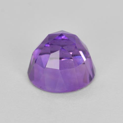 ミディアム薄いバイオレット アメジスト 宝石 - 1ct ラウンドローズカット (ID: 609738)