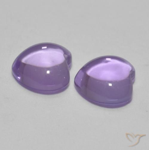Amethyst Gemstones in 6 x 6 mm (calibrated) Size for Sale, Amethyst Stones in Light Violet Color