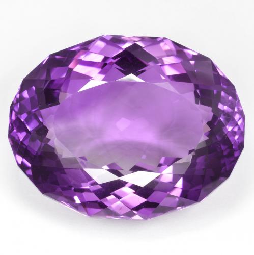 Medium Violet Ametista Gem - 81.1ct Fancy Cut (ID: 610380)