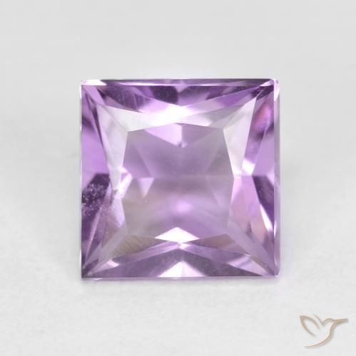 1.53ct Natural Purplish Violet Amethyst, Square, VS