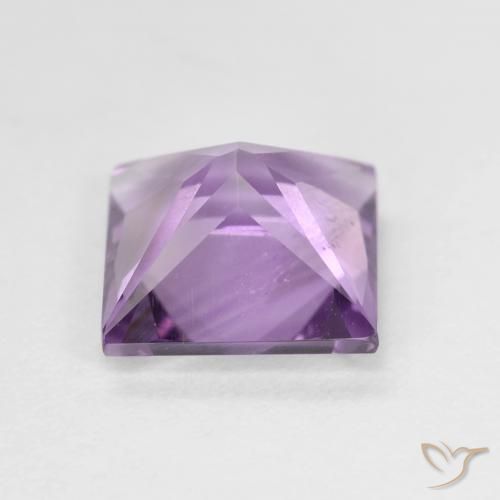 Amethyst Gemstone in 8 x 8 mm (calibrated) Size for Sale, Amethyst Stone in Pinkish Violet Color