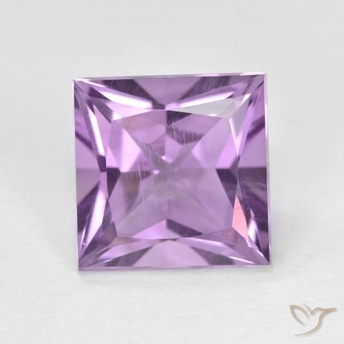 2.30ct Natural Pinkish Violet Amethyst, Square, VS