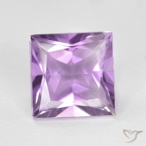 1.57ct Natural Purplish Violet Amethyst, Square, VS