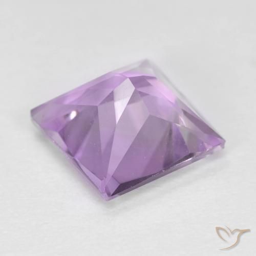 Amethyst Gemstone in 7 x 7 mm (calibrated) Size for Sale, Amethyst Stone in Purplish Violet Color