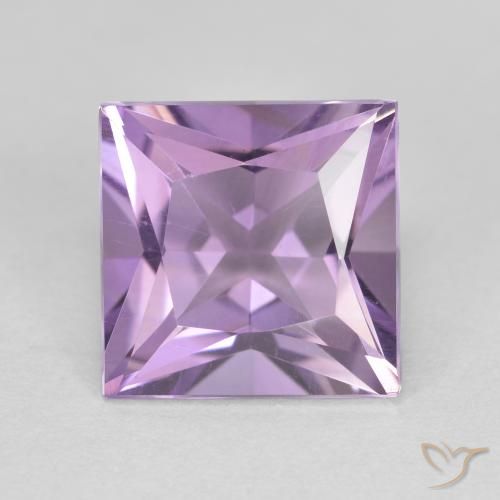 2.19ct Natural Purplish Violet Amethyst, Square, VVS-VS