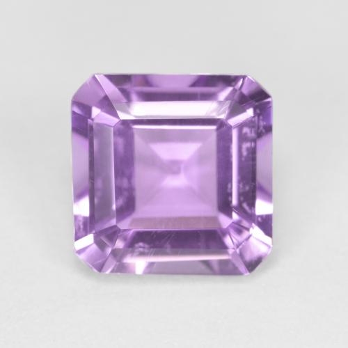 1,57 ct octagonschliff Amethyst aus Brasilien, Größe: 7,1 x 7,1mm, Reinheit: VVS-VS, Garantiert echter Edelstein, 1 Stück Amethyst in Mittelrosa Violett Farbe, Mohs-Härte von 7 Geeignet für den täglichen Gebrauch im Schmuck, Entsperrt das Kronenchakra, Photo A