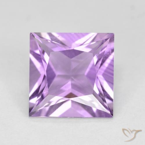 2.19ct Natural Iris Violet Amethyst, Square, VS