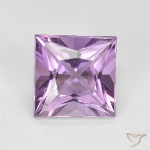 1.96ct Natural Purplish Violet Amethyst, Square, VVS-VS