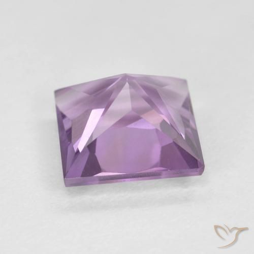 Amethyst Gemstone in 7.6 x 7.6 mm Size for Sale, Amethyst Stone in Purplish Violet Color