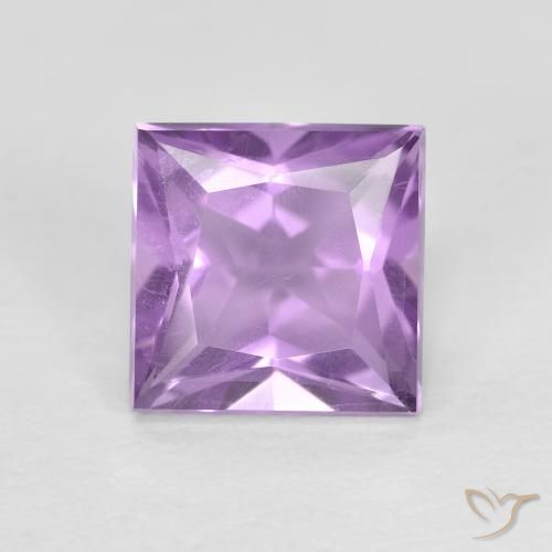 1.57ct Natural Purplish Violet Amethyst, Square, VS