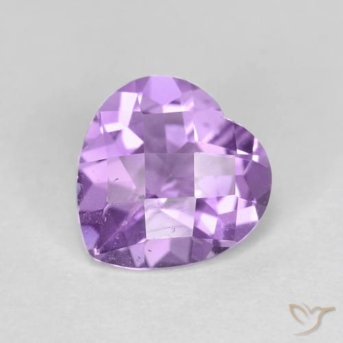 1.54ct Natural Iris Violet Amethyst, Heart, VS
