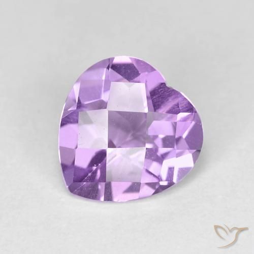1.55ct Natural Iris Violet Amethyst, Heart, VVS-VS