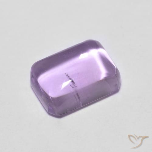 1.26 ct Violet Amethyst Stone, Natural Amethyst in Octagon Cabochon Shape for Sale