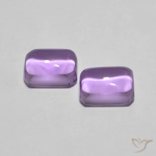 Amethyst Gemstones in 7 x 5 mm (calibrated) Size for Sale, Amethyst Stones in Iris Violet Color