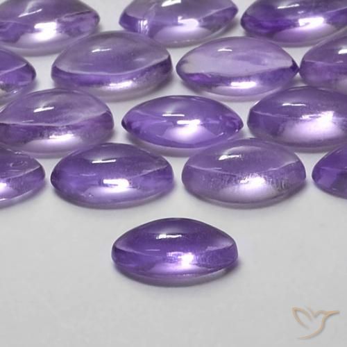 Amethyst Gemstone in 5 x 2.5 mm (calibrated) Size for Sale, Amethyst Stone in Medium Violet Color