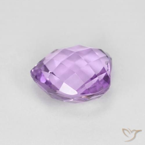 Amethyst Gemstone in 8 x 8 mm (calibrated) Size for Sale, Amethyst Stone in Iris Violet Color