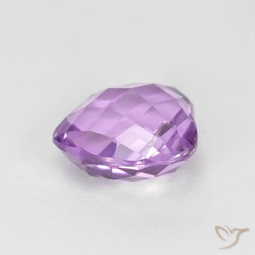 Amethyst Gemstone in 8 x 8 mm (calibrated) Size for Sale, Amethyst Stone in Medium Pink Violet Color
