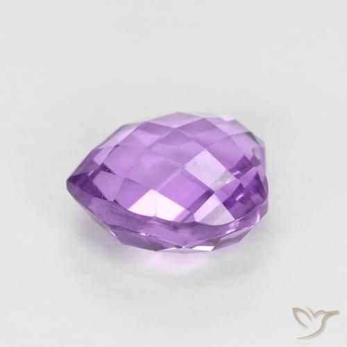 Amethyst Gemstone in 8 x 8 mm (calibrated) Size for Sale, Amethyst Stone in Pinkish Violet Color